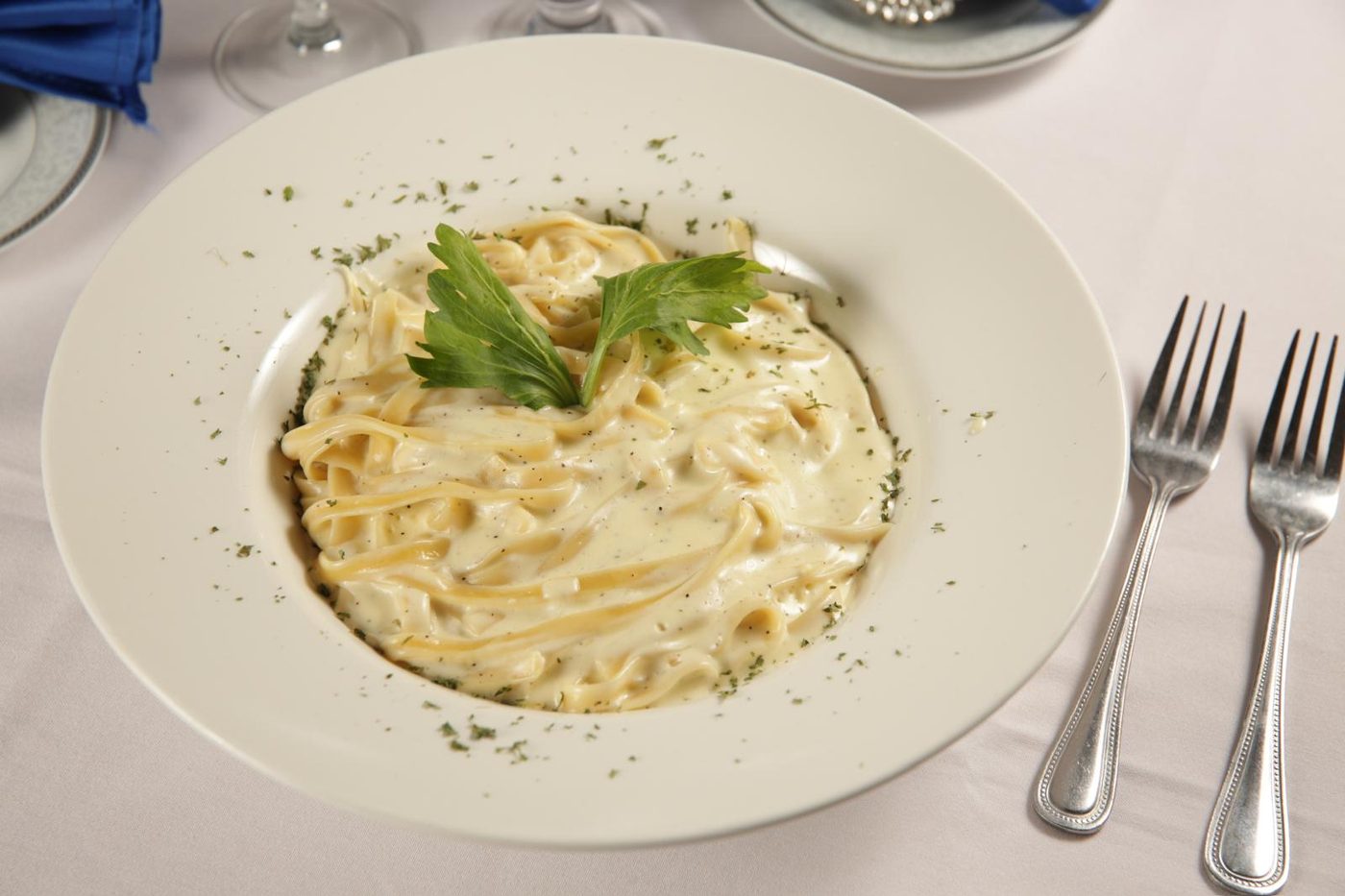 Pasta con salsa Alfredo